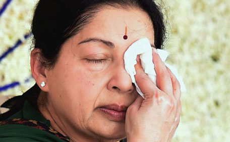 In her petitions seeking immediate bail and challenging her sentence, Jayalalithaa has maintained that the charges of amassing wealth against her were false and that she had acquired property through legal means. (Source: AP/FILE)
