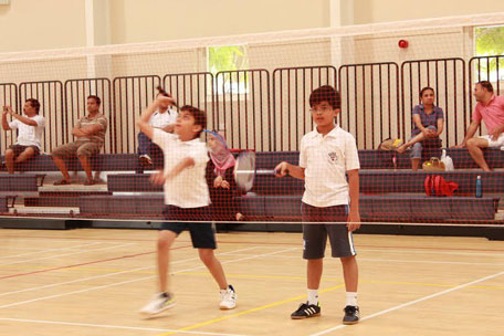 Players practising their skills at Badminton-Dubai. (SUPPLIED)