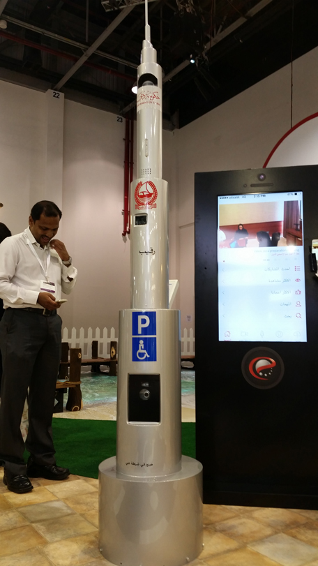 An alarm in the shape of Burj Khalifa will be installed at disabled parking zones (Supplied)