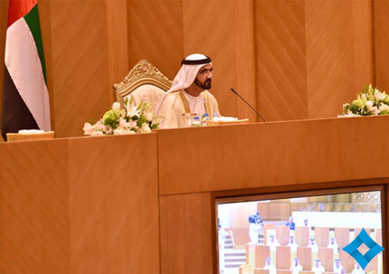 His Highness Sheikh Mohammed bin Rashid Al Maktoum, Vice-President and Prime Minister of the UAE and Ruler of Dubai, opened the fourth ordinary session of the 15th legislative chapter in Abu Dhabi on Sunday. (Picture courtesy DGMO)