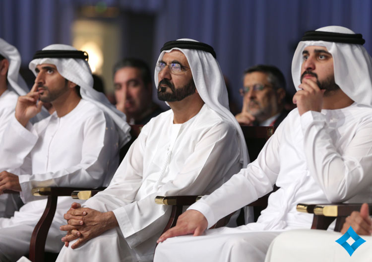 His Highness Sheikh Mohammed bin Rashid Al Maktoum, Vice-President and Prime Minister of the UAE and Ruler of Dubai, at the morning session of the 10th World Islamic Economic Forum at Madinat Jumeirah in Dubai on Tuesday.(Picture courtesy DGMO)
