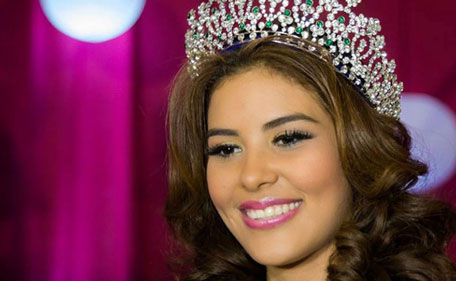 (File) This recent undated file photo shows Maria Jose Alvarado, Miss Honduras World 2014, who police in Tegucigalpa have confirmed is missing November 16, 2014. (AFP)