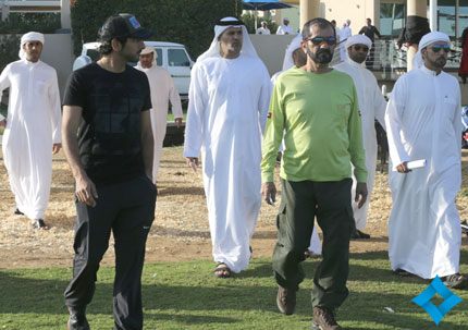 Mohammed bin Rashid, Hamdan bin Mohammed attend endurance race. (Supplied)