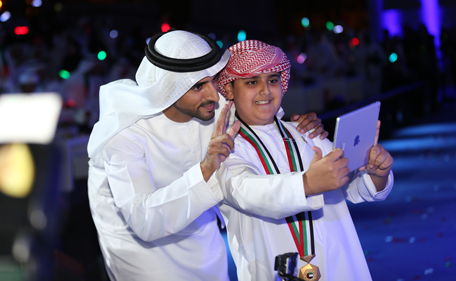 Sheikh Hamdan bin Mohammed bin Rashid Al Maktoum, Crown Prince of Dubai and Chairman of the Dubai Executive Council, led the 'Spirit of the Union' celebrations marking the UAE's 43rd National Day. (Supplied)