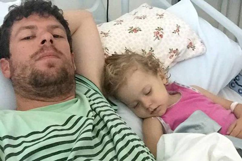 A father in Australia is facing jail after he gave medicinal cannabis oil to his dying daughter to ease her pain. (Facebook)