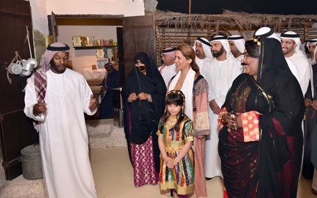 Princess Haya bint Al Hussein at the Zayed bin Mohammed Family Gathering in Al Khawaneej in Dubai on Wednesday. (Wam)