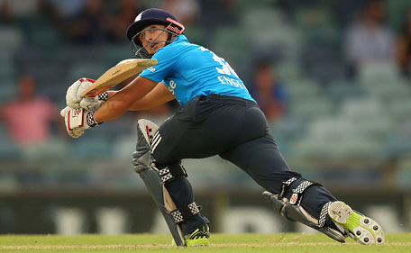 James Taylor of England bats during the One Day International match between England and India at the WACA on January 30, 2015 in Perth, Australia. (Getty)
