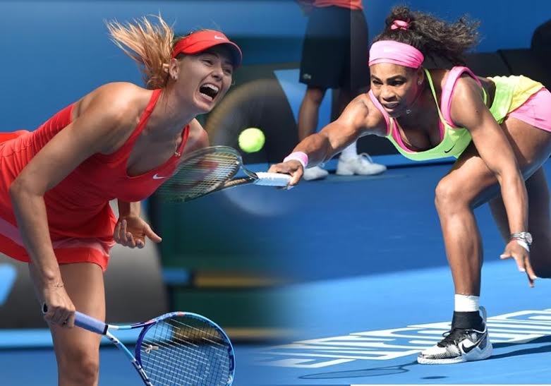 Serena Williams (right) has 15 successive victories against Maria Sharapova. (Agencies)