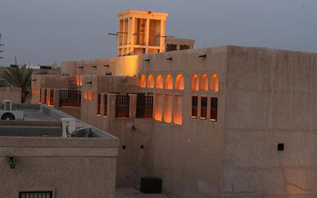 Aview of the heritage buildings at the Al Shindaga in Dubai. Photo by Chandra Balan