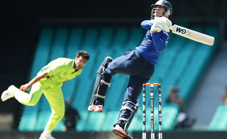 Alex Hales of England bats during the ICC Cricket World Cup warm up match between England and Pakistan at Sydney Cricket Ground on February 11, 2015 in Sydney, Australia. (Getty)