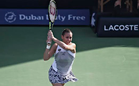 Flavia Pennetta rallied to win her opening match at Dubai Tennis Championships on Sunday. (Supplied)