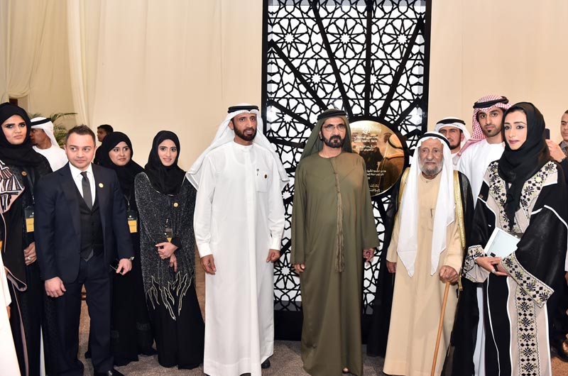 Sheikh Mohammed bin Rashid Al Maktoum at Dubai Islamic Bank's 40th anniversary celebrations at the Dubai World Trade Centre on Thursday. (Wam)