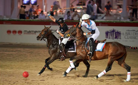 Action from the Beach Polo Cup Dubai event in 2014. (Supplied)