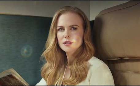 Actress Nicole Kidman appears in a TVC shot onboard Etihad Airways' new flagship Airbus A380. (YouTube Screen grab)