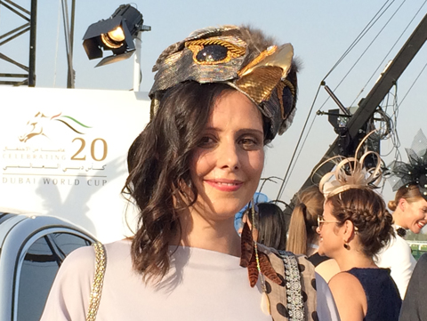 Creativity rather than flamboyance won the Most Creative Hat title. (Ajanta Paul)