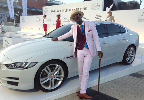 Best Dressed Man Marlon Weir won the Jaguar Style Stakes for the second consecutive year. (Ajanta Paul)