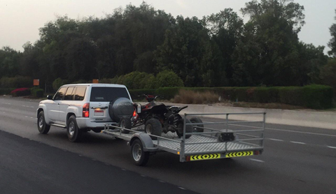 Drivers not abiding by the public safety specifications and conditions when attaching trailers to the backs of their vehicles may pose risks for other road users. (Supplied)