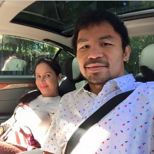 Manny @ Instagram: Off to Church.