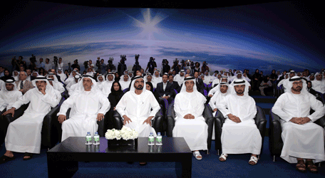 Sheikh Mohammed bin Rashid Al Maktoum witnessed the unveiling of mission plan for the first Arab space probe to Mars on Wednesday.(Wam)