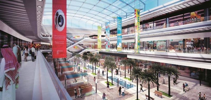 An artist's view of the proposed Al Khail Avenue mall. (Supplied)