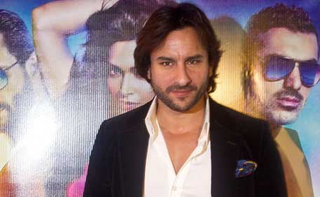 Bollywood actor Saif Ali Khan arrives at a photocall for 'Race 2' at a central London casino, Monday, Jan. 14, 2013. (AP)