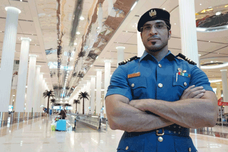 Hassan Ibrahim Senior Inspection Officer Dubai Customs. Photo credit Glenn Dance