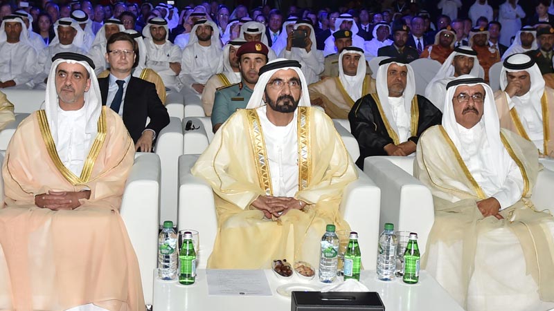His Highness Sheikh Mohammed bin Rashid Al Maktoum, Vice-President and Prime Minister of the UAE and Ruler of Dubai, on Monday witnessed the launch of the Strategic Plan for the UAE Space Agency in Abu Dhabi. (Wam)