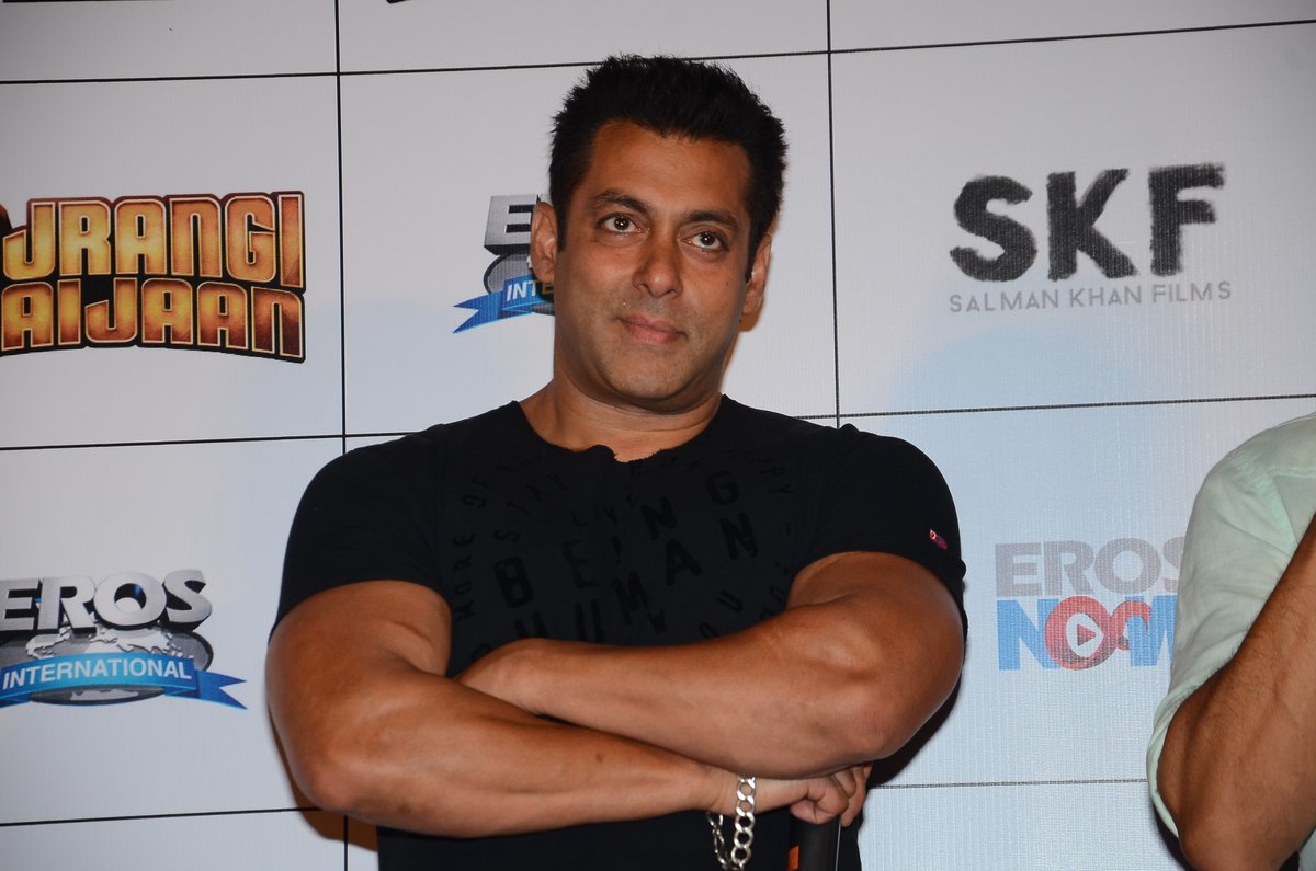 Bollywood actor Salman Khan at the launch of 'Bajrangi Bhaijaan' trailer in Mumbai. (Sanskriti Media and Entertainment)