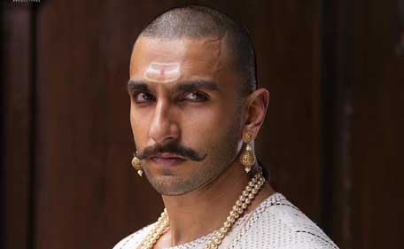 Ranveer Singh plays Maratha warrior Peshwa Bajirao I in 'Bajirao Mastani'. (Supplied)