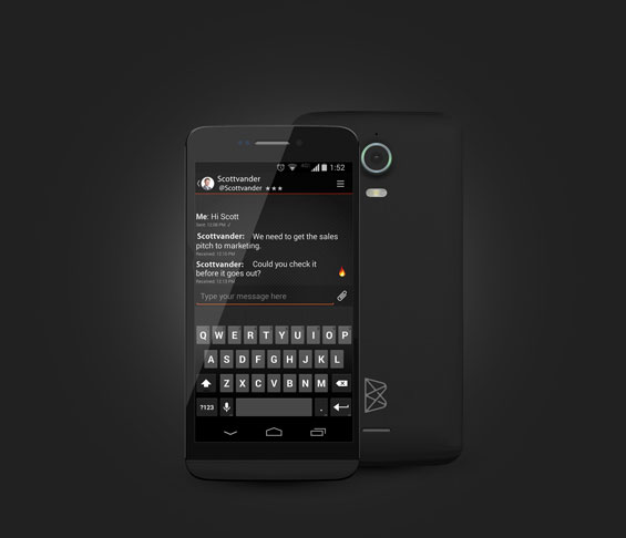 The Blackphone 2 is the second edition of the privacy centric smartphone by SGP Technologies and is expected to start retailing in September. (Supplied)