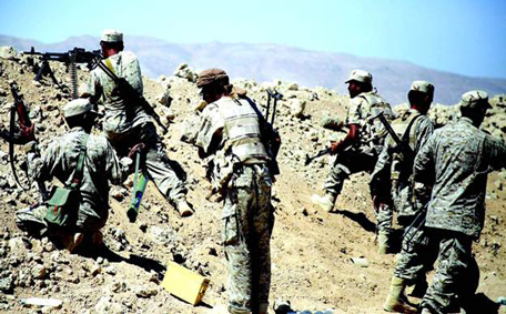 The UAE Armed Forces have made advances on the ground in Marib. (Al Bayan)