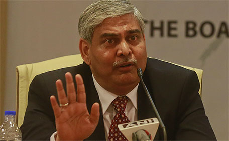 Board of Control for Cricket in India (BCCI)’s newly elected president Shashank Manohar addresses a press conference in Mumbai, India, Sunday, Oct. 4, 2015. (AP)