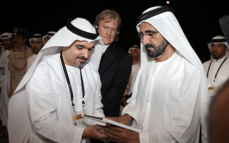 Sheikh Mohammed bin Rashid Al Maktoum at the second edition of the Global Islamic Economy Summit in Dubai on Monday. (Wam)