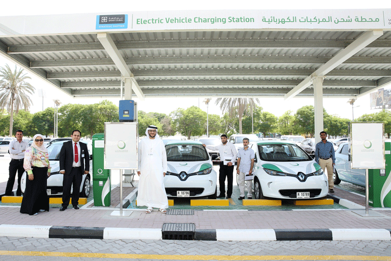 Dubai Electricity and Water Authority (Dewa) has become the first government organisation in Dubai to use electric cars. (Supplied)