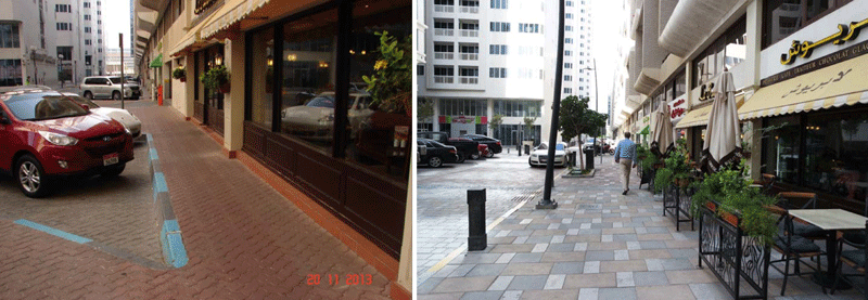 Urban Street Design Manual (USDM) Street before and after redesigning. (Supplied)