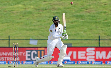Pakistan's Shoaib Malik in action during the first Test Pakistan v England at Zayed Cricket Stadium, Abu Dhabi, United Arab Emirates - 14/10/15. (Action Images via Reuters)
