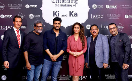 Bollywood actors Arjun Kapoor and Kareena Kapoor Khan will shoot a significant portion of 'Ki and Ka' across the properties of Emaar Hospitality Group in Dubai including The Palace Downtown Dubai. (Supplied)