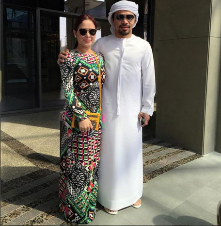 Manny Pacquiao's jam-packed maiden trip, dishdashing in UAE - Entertainment  - Emirates24