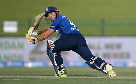 James Taylor of England bats during the 1st One Day International between Pakistan and England at Zayed Cricket Stadium on November 11, 2015 in Abu Dhabi, UAE. (Getty Images)