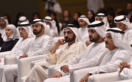Sheikh Mohammed launches the 'Sheikh Mohammed bin Rashid Al Maktoum Fund to Finance Innovation', worth Dh2 billion. (Wam)