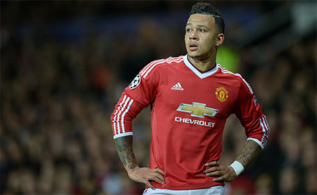 Manchester United's Dutch midfielder Memphis Depay is pictured during their UEFA Champions League Group B football match between Manchester United and PSV Eindhoven at the Old Trafford Stadium in Manchester, north west England on November 25, 2015. (AFP)