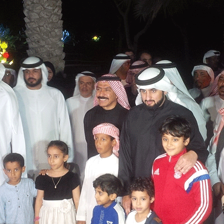 Sheikh Ahmed bin Mohammed bin Rashid Al Maktoum at the inauguration of Dubai Garden Glow on Monday. (Supplied)