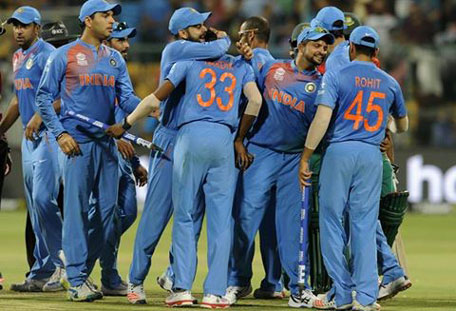 India, under pressure after losing to New Zealand in their opening match, were put in to bat at the start of the day and lost both openers in quick succession. (Twitter)