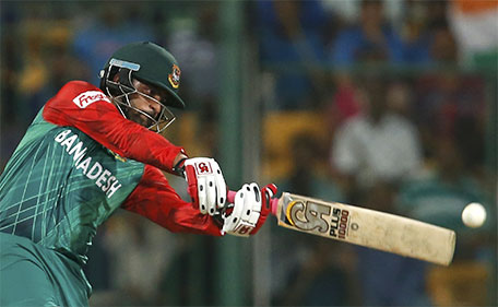 Bangladesh's Tamim Iqbal plays a shot. (Reuters)