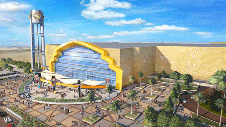 An artist’s impression of Warner Bros. World Abu Dhabi theme park. (Supplied)
