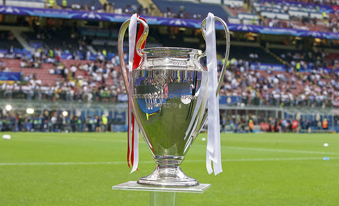 Champions League trophy, Coupe des clubs Champions Europeeens during the UEFA Champions League final match between Real Madrid and Atletico Madrid on May 28, 2016 at the Giuseppe Meazza San Siro stadium in Milan, Italy.(Photo by VI Images via Getty Images)