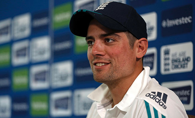 England captain Alastair Cook answers questions from the media during a press conference at Lord's cricket ground in London on June 8, 2016. (AFP)