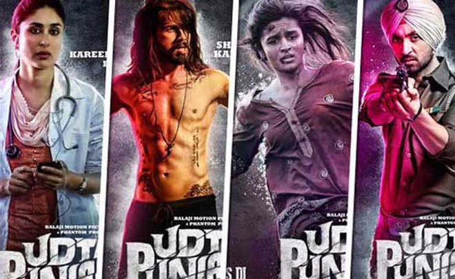 'Udta Punjab', starring Shahid Kapoor, Alia Bhatt and Kareena Kapoor, was locked in controversy after the Indian censor board. (Supplied)