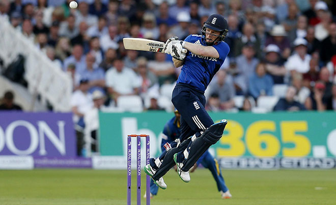England's Eoin Morgan in action. (Action Images via Reuters)
