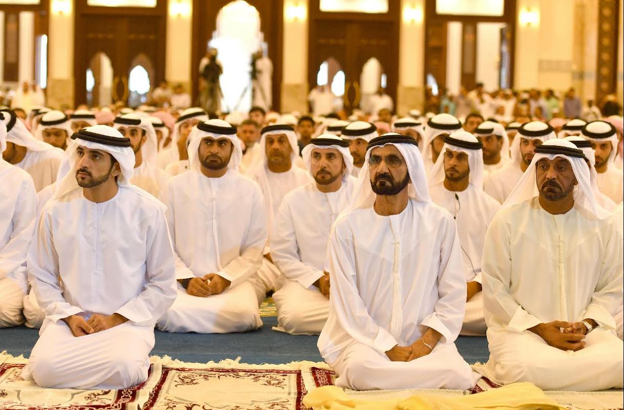 Mohammed offers Eid prayer  at Zabeel Mosque News 